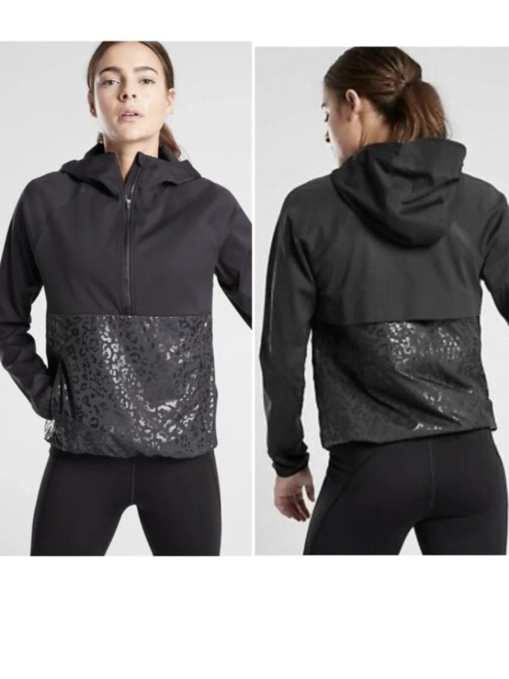 Athleta Endurance Hybrid Run Hoodie Jacket Size M